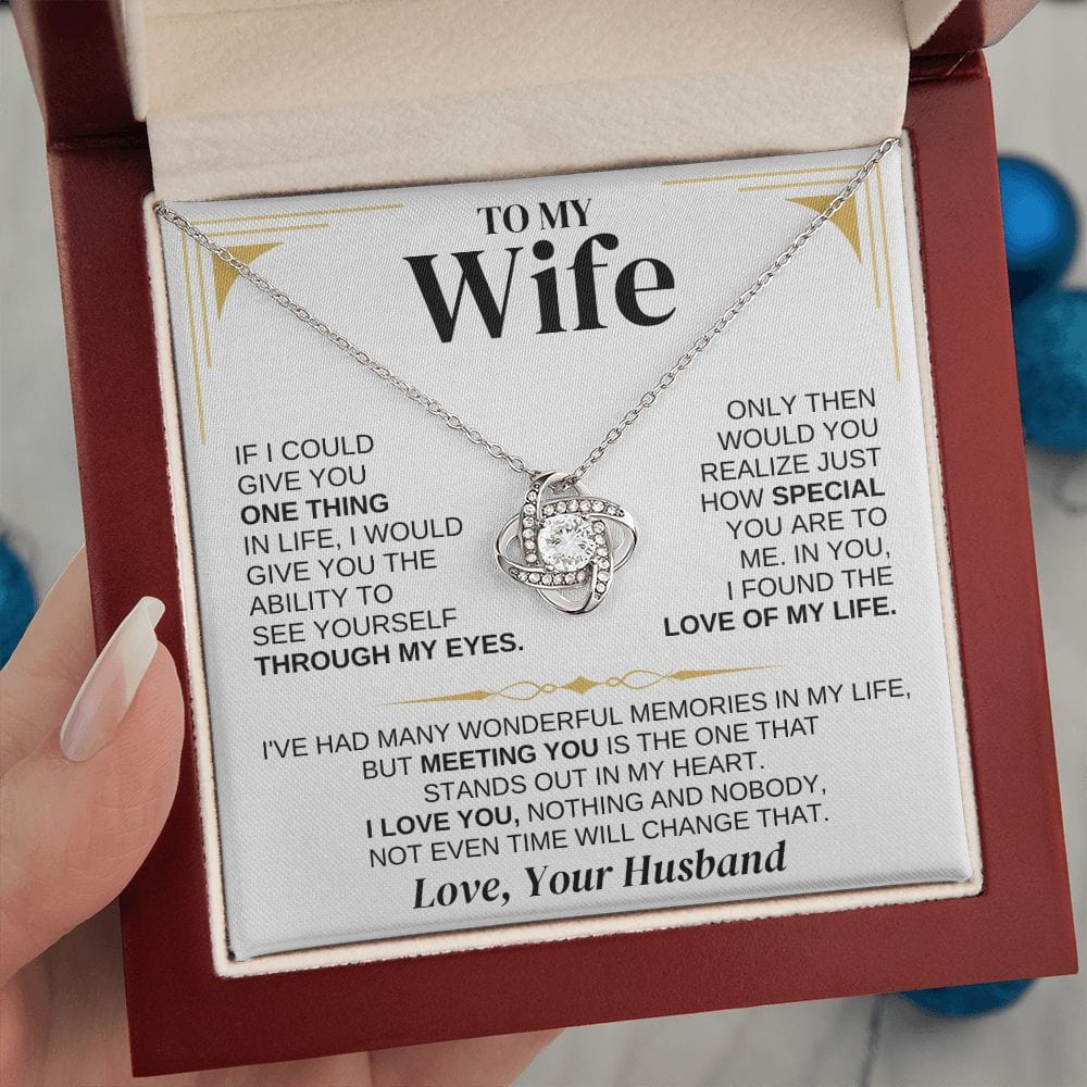 To My Wife - Love Knot Gift Set - SS286