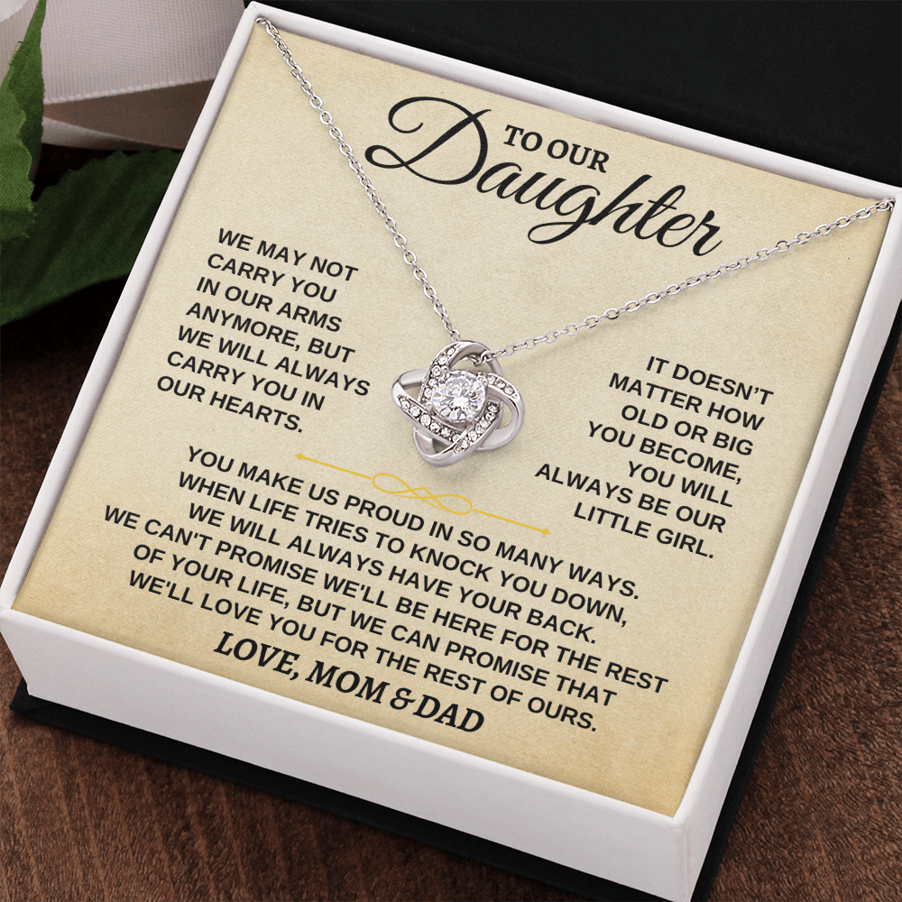 To Our Daughter - Love Mom & Dad - Necklace Gift Set - SS271MD