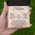 To Our Daughter - Love Mom & Dad - Necklace Gift Set - SS271MD