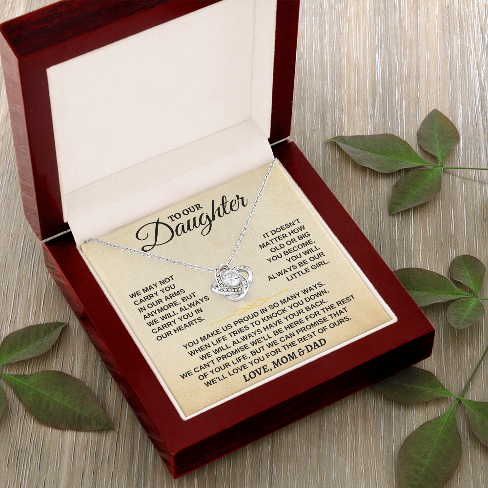 To Our Daughter - Love Mom & Dad - Necklace Gift Set - SS271MD