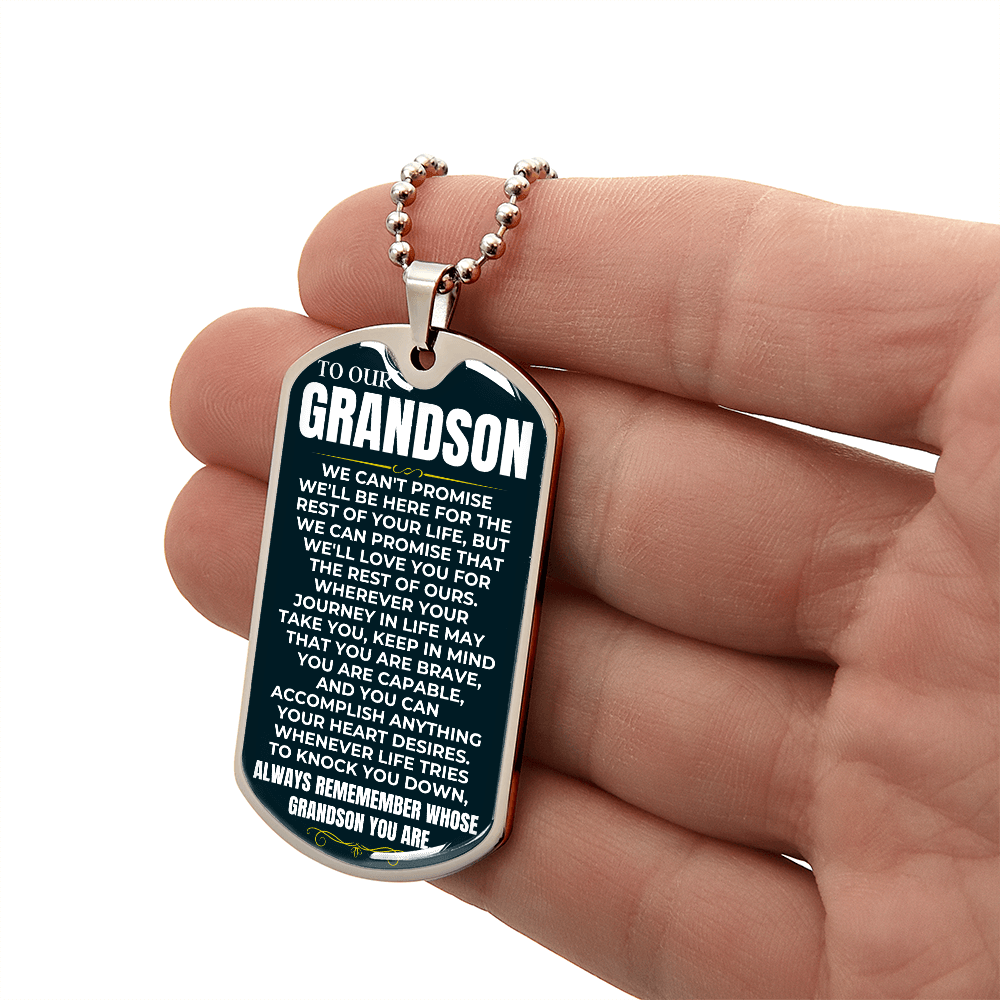 To Our Grandson - Love Tag Keepsake - Gift Set - SS99PL