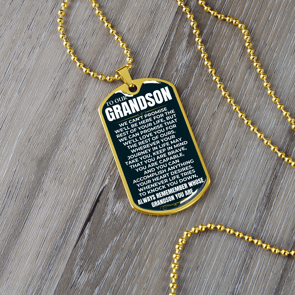 To Our Grandson - Love Tag Keepsake - Gift Set - SS99PL