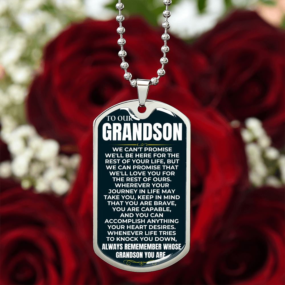 To Our Grandson - Love Tag Keepsake - Gift Set - SS99PL