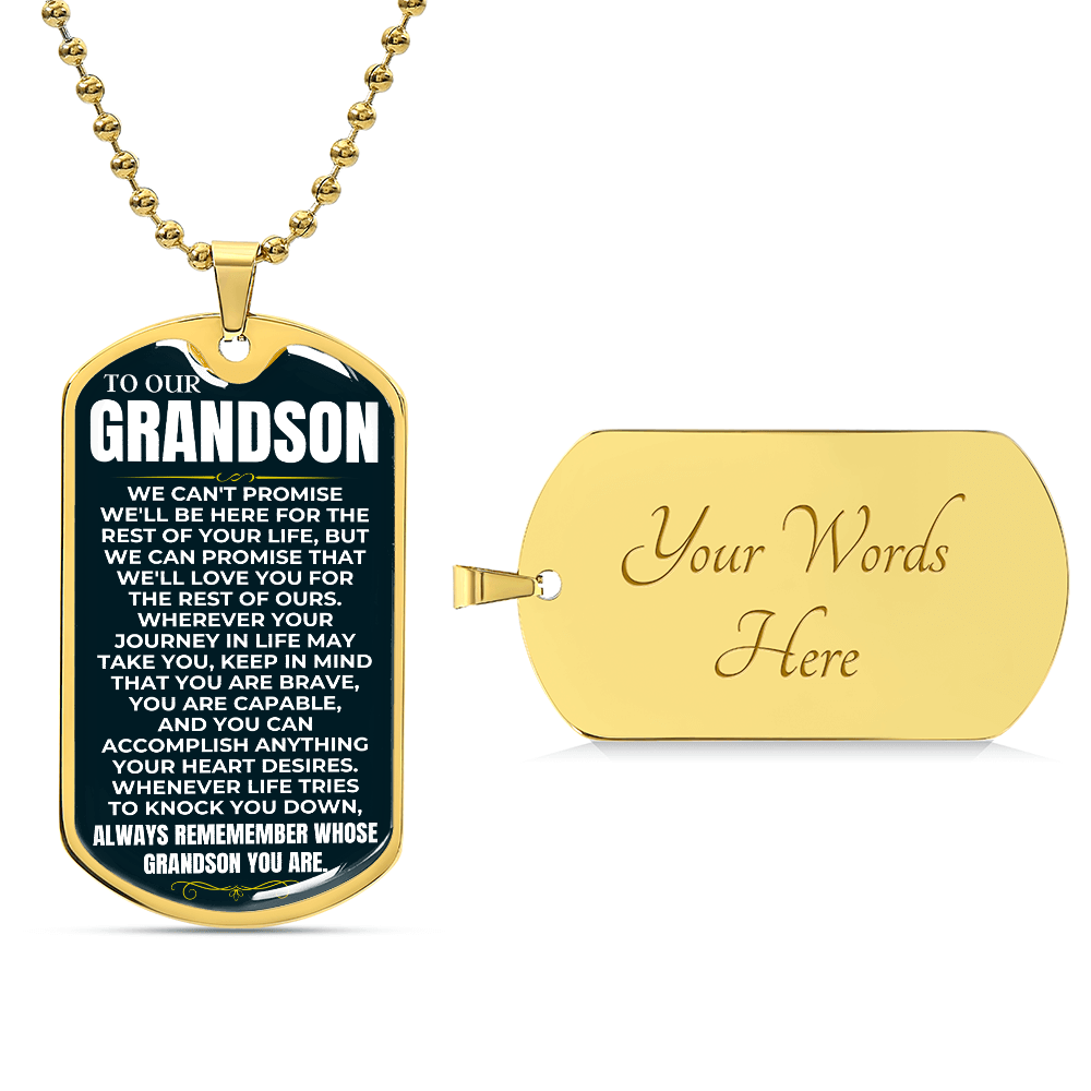 To Our Grandson - Love Tag Keepsake - Gift Set - SS99PL