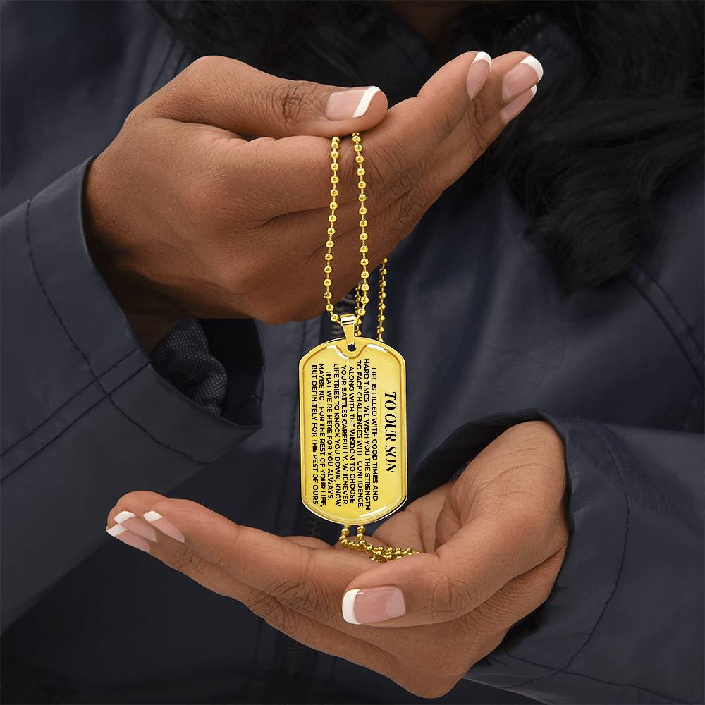 To Our Son - Love Tag Keepsake - SS377P