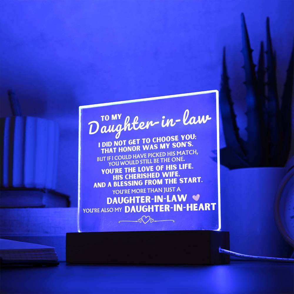 Engraved message panel close up