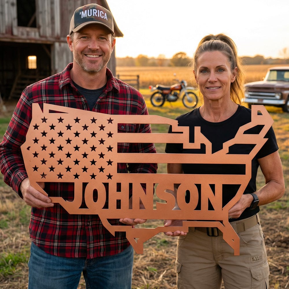Family of Patriots - Personalized Metal Art