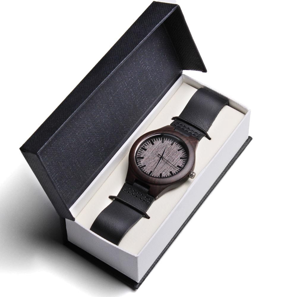 To My Dad - Premium Engraved Wood Watch - SS484