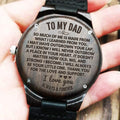 To My Dad - Premium Engraved Wood Watch - SS605